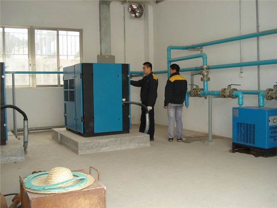 中国石化基地采用艾高空压机