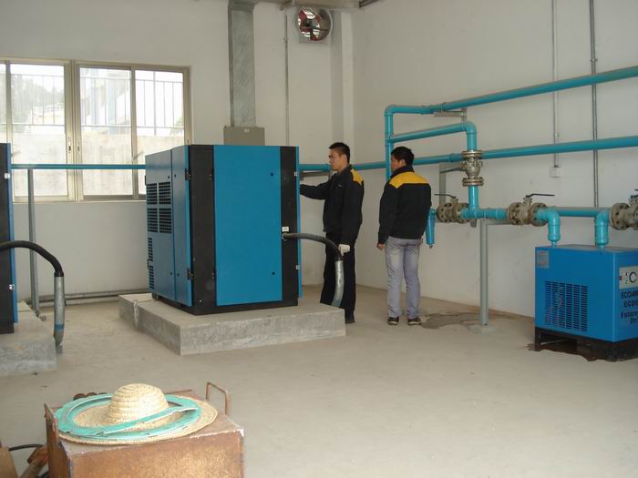 中国石化基地采用艾高空压机